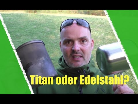 Titanium or stainless steel – outdoor tableware?