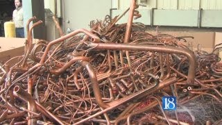 Scrap metal theft cases on the rise