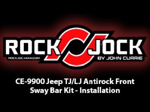 RockJock's Jeep TJ Front Antirock Sway Bar Installation