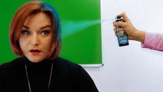 Покрасили УЧИЛКЕ ВОЛОСЫ!!!