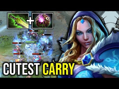 CUTEST CARRY..!! Ethereal Shotgun Crystal Maiden Mid Counter Sniper 7.22 | Dota 2