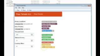 preview picture of video 'Proxy Tornado V2 - new generation of proxy scraper and tester'