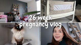 Spend the weekend with me 26 weeks pregnant! Pregnancy pillows, cleaning, washing and more!