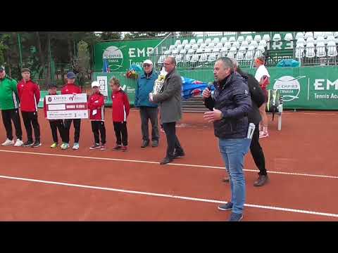 EMPIRE Tennis Academy Open 2023: After Singles Final Ceremony   - Ceremoniál po finále dvojhry