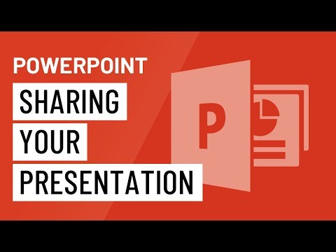 PowerPoint Sharing Your Presentation Online