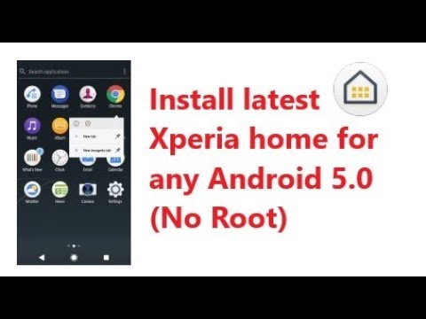 Install Latest Xperia Home 11.0.A.0.1 for any Android (No Root)