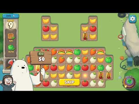 We Bare Bears match3 repairs level 6