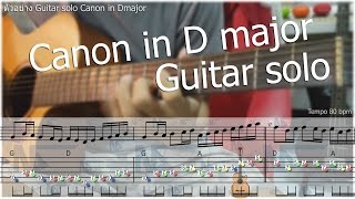 Canon in D Acoustic guitar solo ฟรีTabในเพจ Augsorn.music
