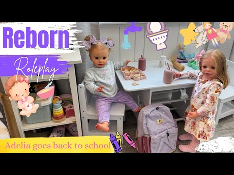 Reborn Doll Morning & Afternoon Roleplay 🍼 Breakfast & Lunch 🥣 #reborns #reborndolls #dollroleplay