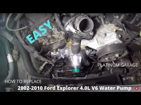 02-10 Ford Explorer / Mercury Mountaineer 4.0L V6 Water Pump Replacement