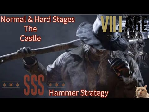 Resident Evil Village Heisenberg The Castle Normal & Hard Stages SSS Rank (Hammer Strategy)