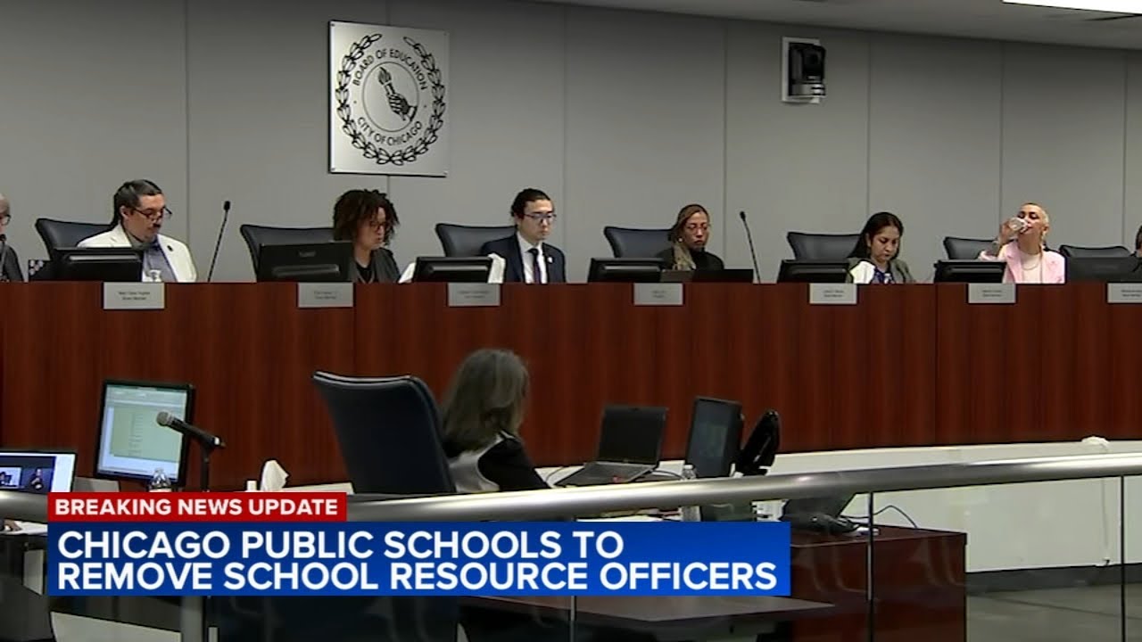 Chicago Board of Education votes to remove school resource police officers from CPS schools