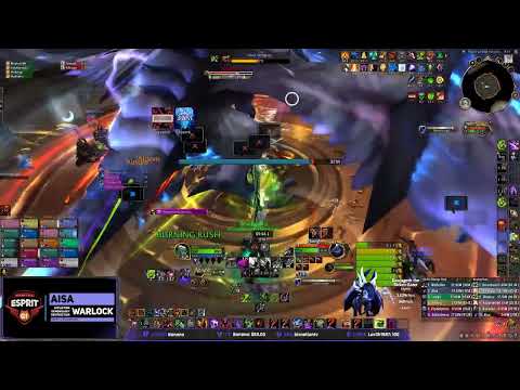 Mythic Raszageth | Vault of the Incarnates | Demonology Warlock | G1 Esprit Thaurissan OCE