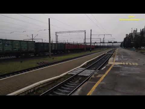 (4К) Утро на станции Ровно Ровненская область Украина 06.01.2021