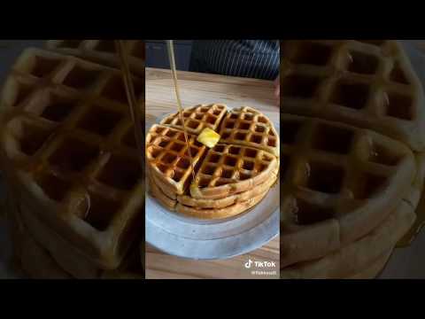 How to Make Waffles | Homemade Waffles | Tik Tok Recipe | Cooking Tik Tok | immiquic
