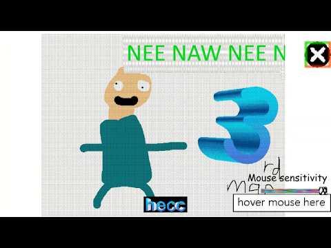 This is 'art' - "Exclusi bladiss epic adeventure with the 1 al" - Baldi's Basics mod