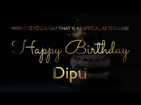Happy Birthday Dipti