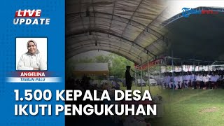 Suasana Pengukuhan dan Peresmian Masa Jabatan 1.500 Kepala Desa dan Anggota BPD Sigi Sulteng