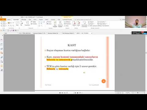 7  Ceza Hukuku  Suçun Unsurları  Maddi Unsur  Manevi Unsur  Kast Taksir