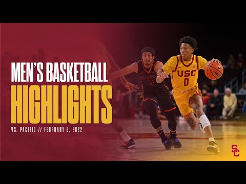 Men's Basketball: USC 74, Pacific 68 - Highlights 2/8/22