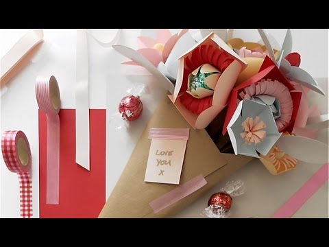 How to Make a Mother's Day Paper Bouquet with Lindt Chocolates