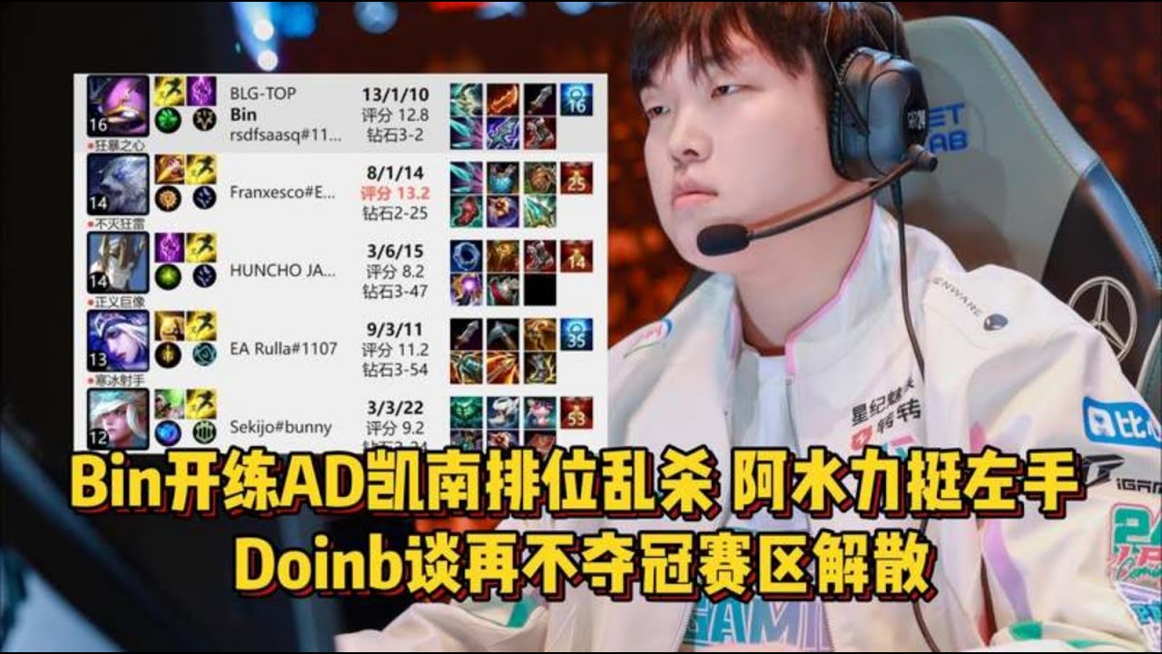 [閒聊] Doinb： LPL不奪冠 明年賽區要解散了 - 看板LoL - PTT網頁版