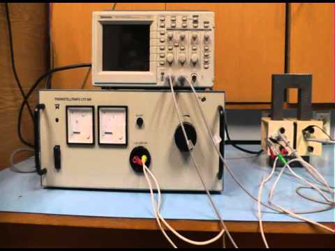 Zobrazení hysterezní smyčky