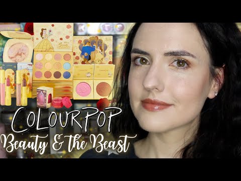 ColourPop BEAUTY & THE BEAST Collection Tutorial + my thoughts!