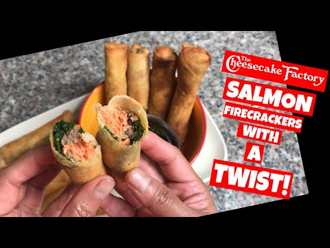 Cheesecake Factory Salmon Firecrackers with a TWIST! Copycat RECIPE
