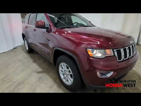 2020 Jeep Grand Cherokee Laredo 4x4 in Red for sale at Wheaton Honda West in Calgary, AB