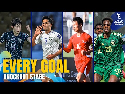 Every Goal 🍿 – Knockout Stage | AFC U17 Asian Cup™ Saudi Arabia 2025