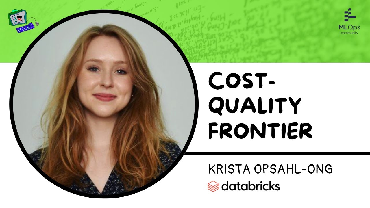Advancing the Cost-Quality Frontier in Agentic AI // Krista Opsahl-Ong // Agents in Production 2025