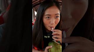 $1 Coconut From Floating Market In Vietnam 🇻🇳 #shorts #vietnam