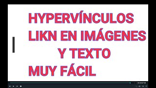 CÓMO HACER UN HIPERVÍNCULO EN HTML A OTRA PÁGINA  | CÓMO INSERTAR HIPERVÍNCULOS EN IMÁGENES HTML