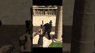 killing the juggernaut with a PISTOL MK2 in Cayo Perico hiest #gtavonline #gtaonline #shorts