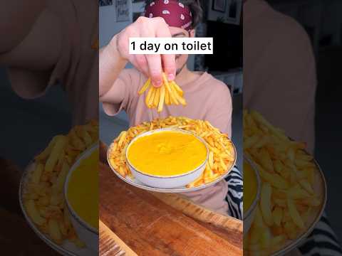 What is the RIGHT amount of CHEESE SAUCE on french fries?😎❤️🍟🧀| 1 second vs 1 year | CHEFKOUDY