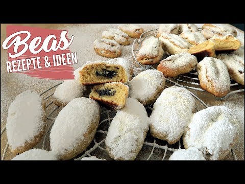 Mini Stollengebäck Rezept | Kleine gefüllte Christstollen backen #BEAner
