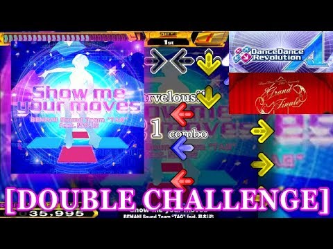 【DDR A(2018)】 Show me your moves [DOUBLE CHALLENGE] 譜面確認＋クラップ