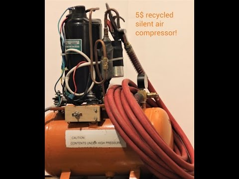 How to Modify a Fridge Compressor Into a Silent Air Compressor : 3 Steps -  Instructables
