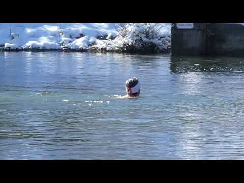 Isarschwimmen im Winter ff