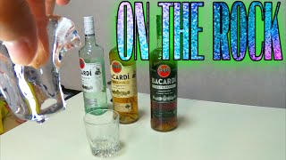 ラム三種ロックで飲んだらめちゃめちゃ美味しかった件