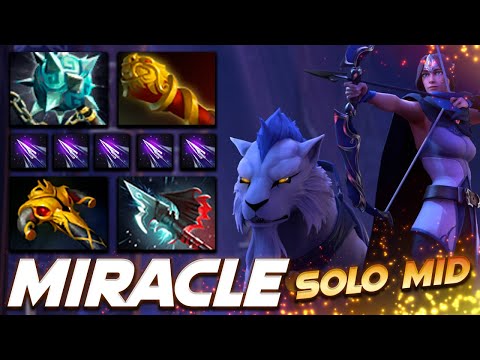Miracle Mirana - SOLO MID - Dota 2 Pro Gameplay [Watch & Learn]