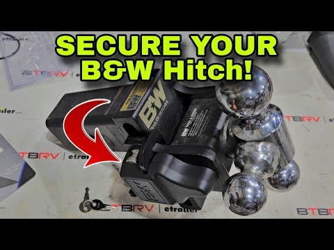 Helps stop B&W Tow and Stow Hitch Pin Theft! 