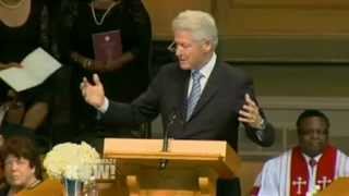 Bill Clinton Pays Tribute to Maya Angelou