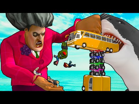 Scary Teacher 3D Zombie GTA 5 - NickHulk hate Ice Scream - Unequal Racing And The End