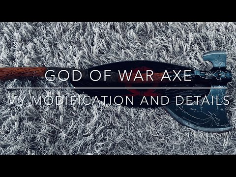 God of War Kratos Axe My Modification and Details