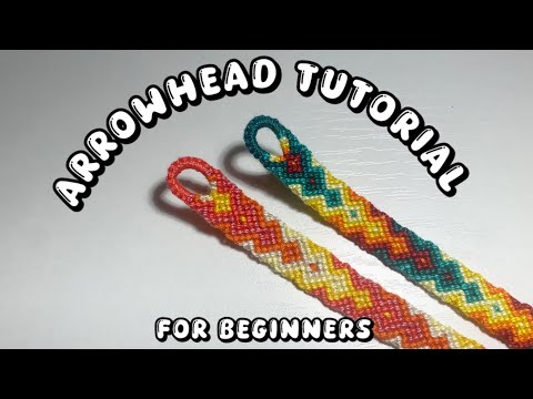 Anleitung für Pfeilspitzen-Armbänder für Anfänger!