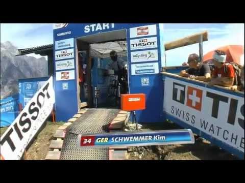 2012 Downhill world champs crash out of start hutt