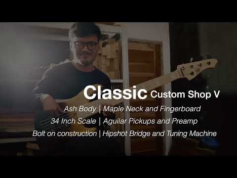 FAD Guitars - Introducing the Classic V Custom Shop I 'Faded Coffee Burst Gloss' 🎧 - Babas