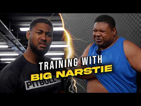 Mario Pinto Trains With Big Narstie 🤣💀